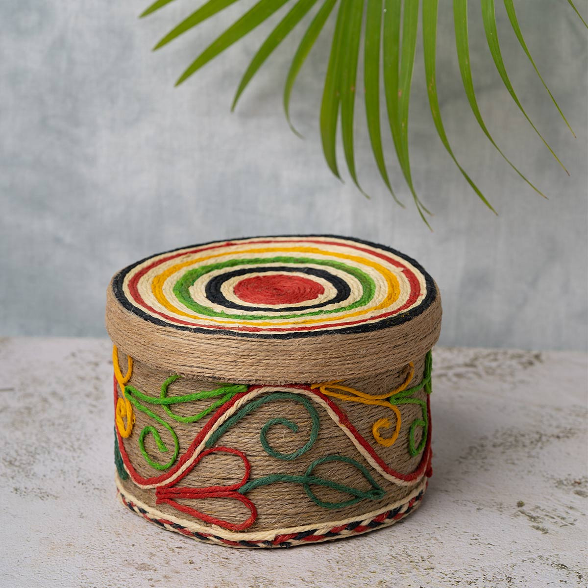 Buy handcrafted Jute storage box from Bengal