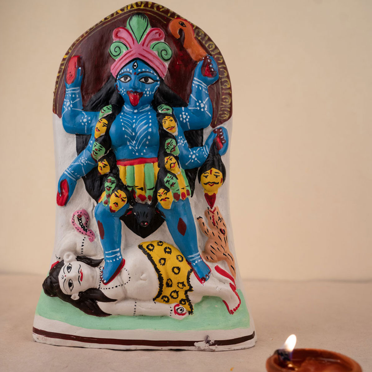 Mojilpur Goddess Kali (Blue)