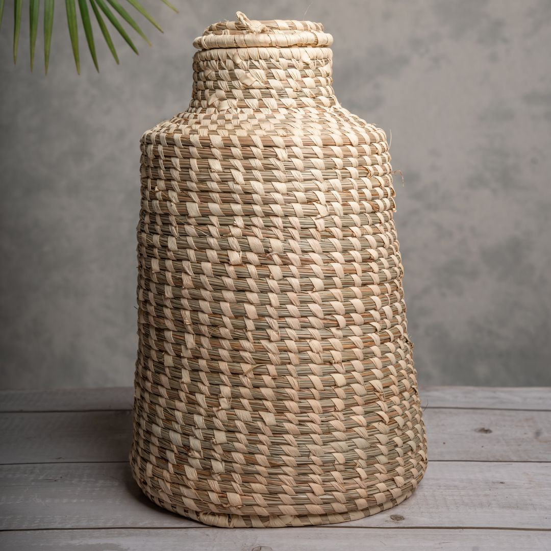 Sabai Grass Jar with Lid