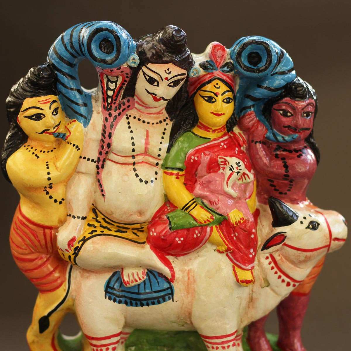 Mojilpur Shiva-Parvati family