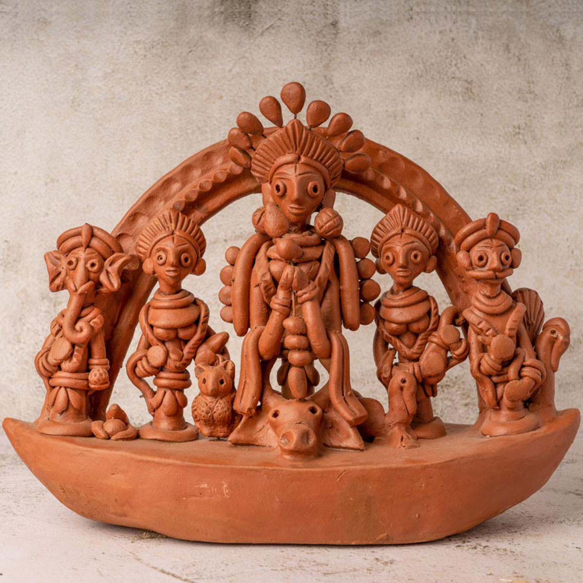 Ek-chala Terracotta Durga