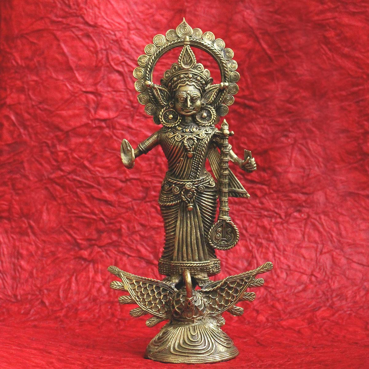 Dokra Goddess Saraswati