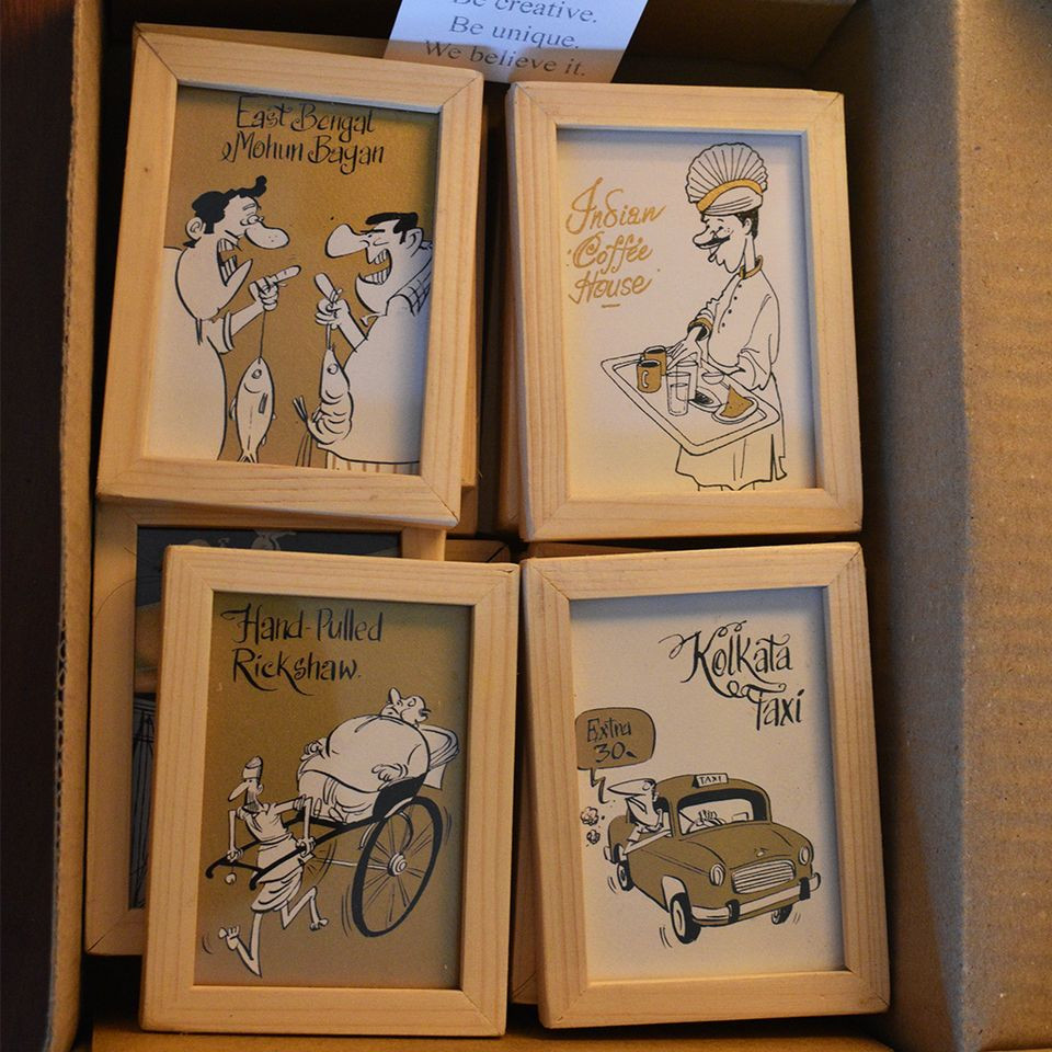 A Box of Kolkata- Set of 16 Fridge Magnets